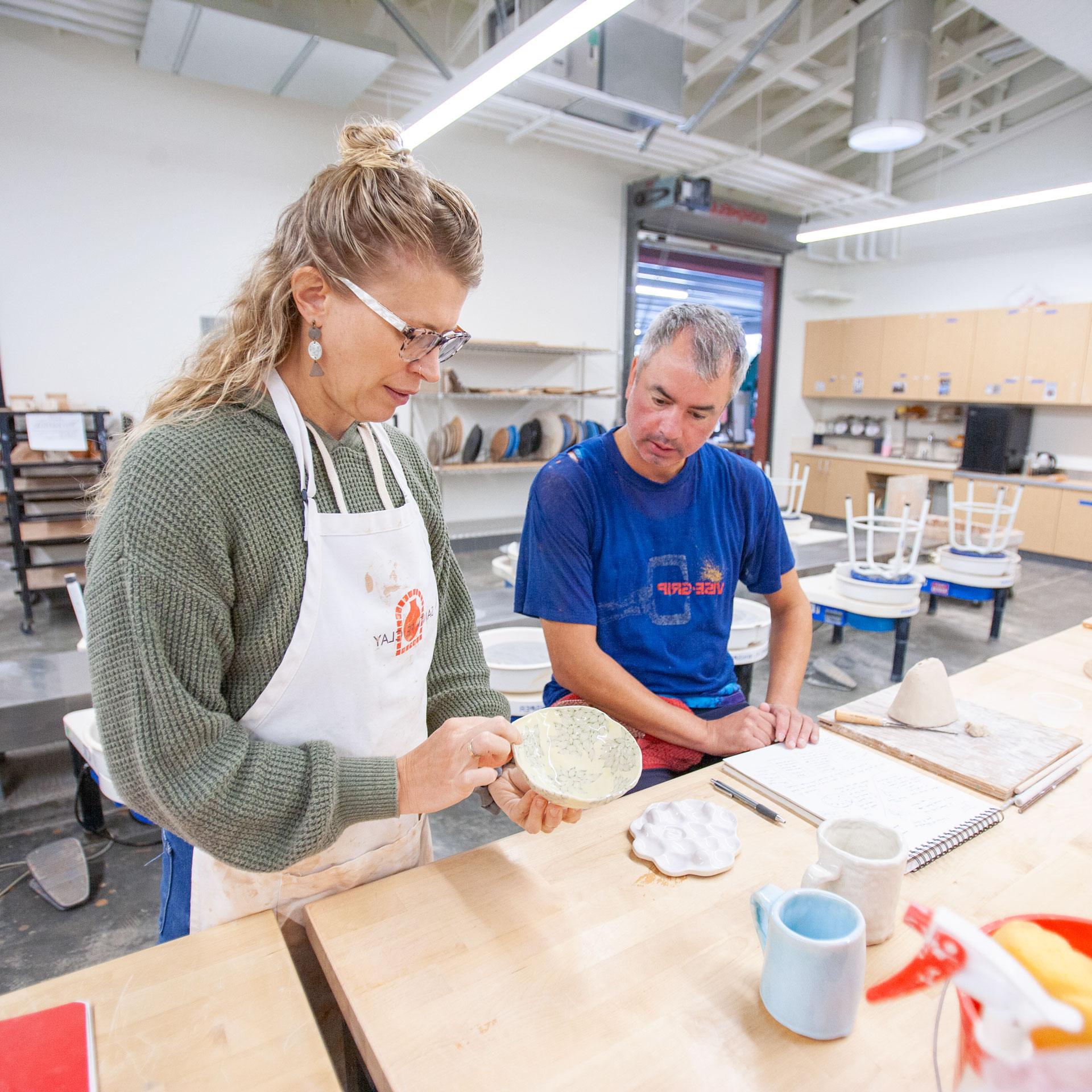 Ceramics class